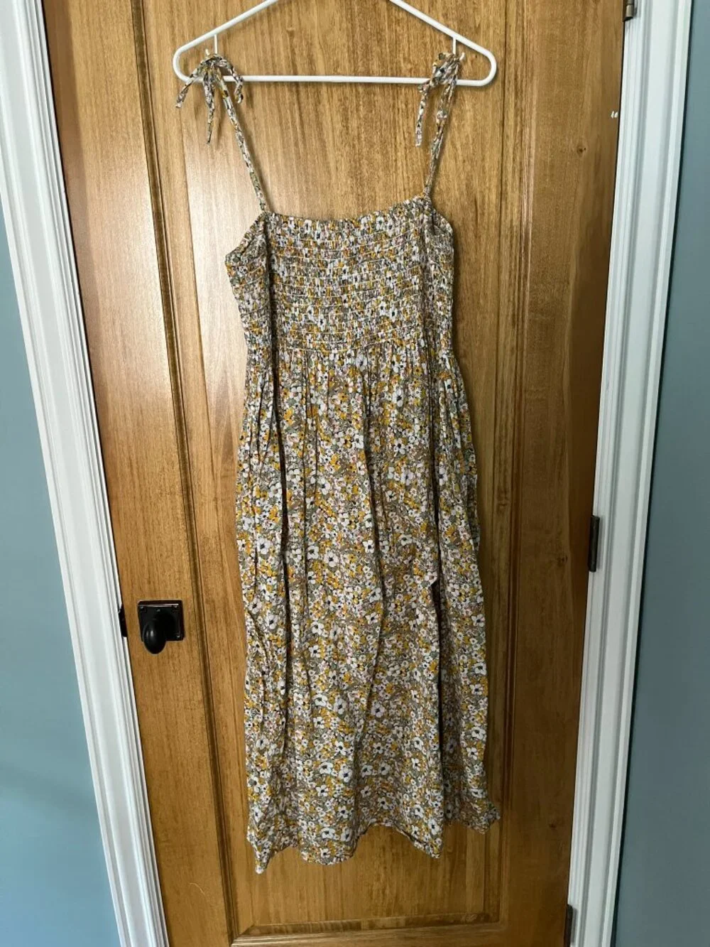 Frye x Anthropologie | Alice Floral Maxi Dress | 100% Cotton Size Medium - Picture 6 of 13